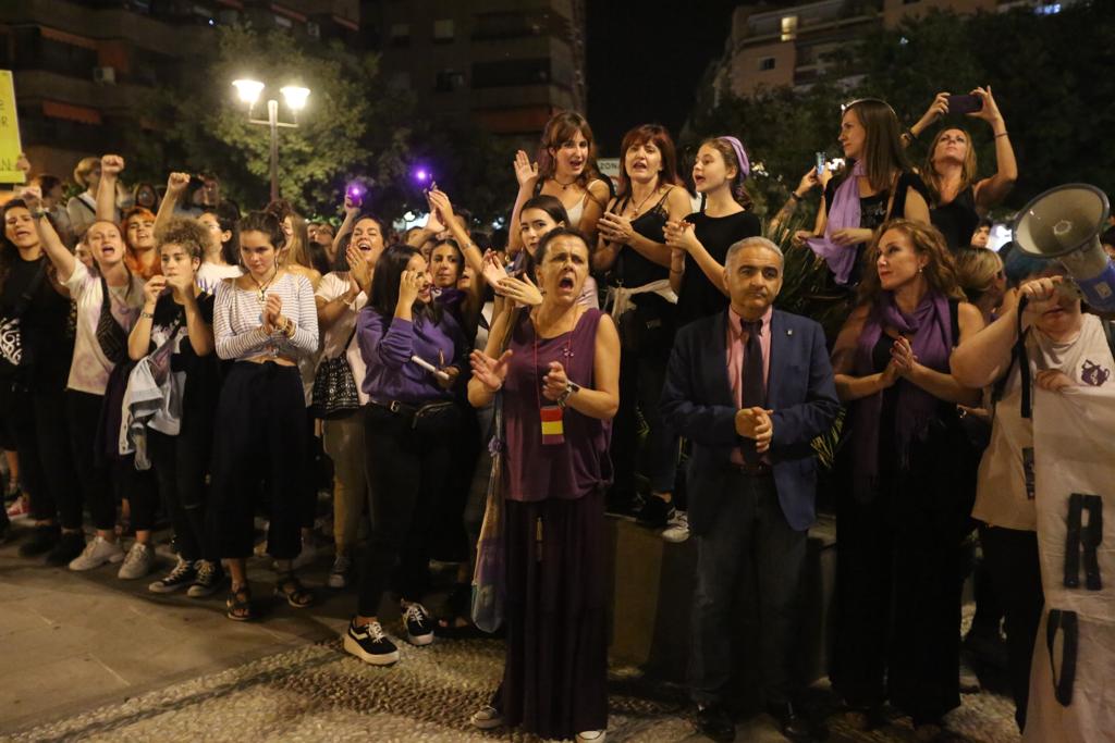 Miles de personas convierten el Centro de la ciudad en violeta con una movilización para exigir seguridad «al volver a casa» y acabar con las muertes por violencia de género 