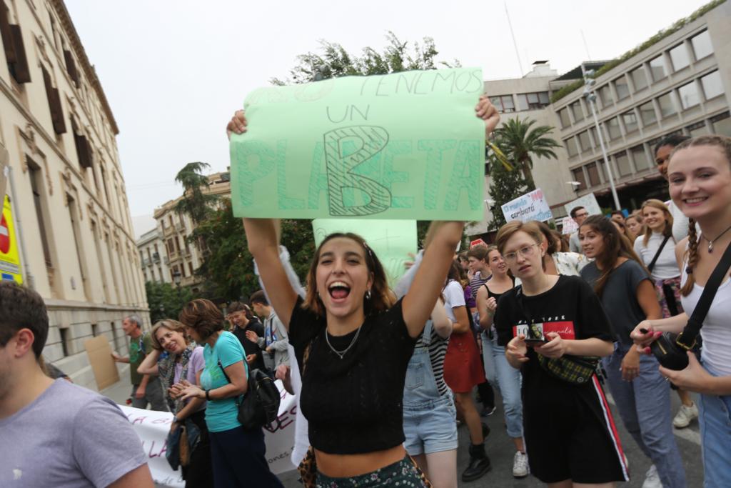 El evento ecologista ha caminado las calles de la capital en dirección al Ayuntamiento