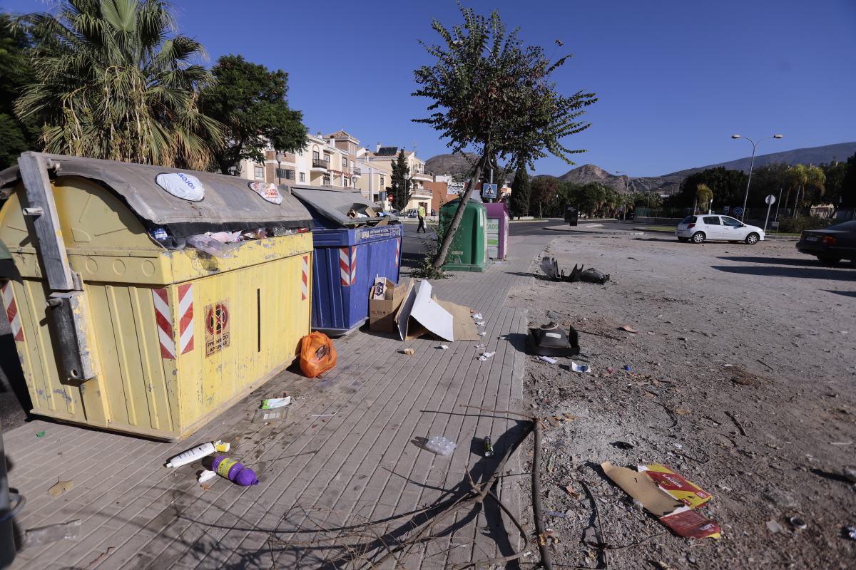 Existen puntos de la ciudad en los que la basura está retirada y el aspecto del centro de la ciudad ya es mucho mejor 