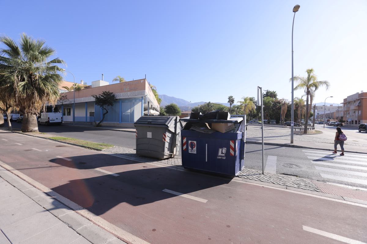 Existen puntos de la ciudad en los que la basura está retirada y el aspecto del centro de la ciudad ya es mucho mejor 