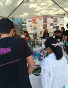 Imagen secundaria 2 - Los stands del Paseo del Salón se han llenado en la mañana de este viernes. 
