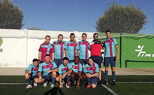 Los jugadores del Purísima Concepción, durante el torneo disputado en Albacete. 