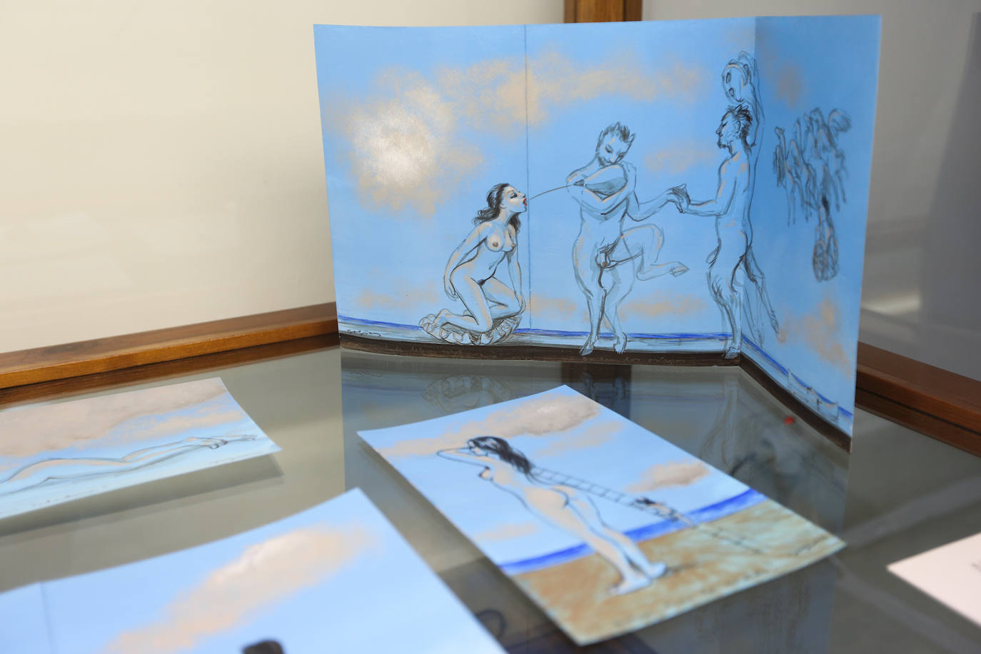 El artista Pepe Yagües convierte versos de Lorca, Miguel Hernández, Neruda, Borges y Virgilio en un centenar de obras entre pinturas, grabados y esculturas 
