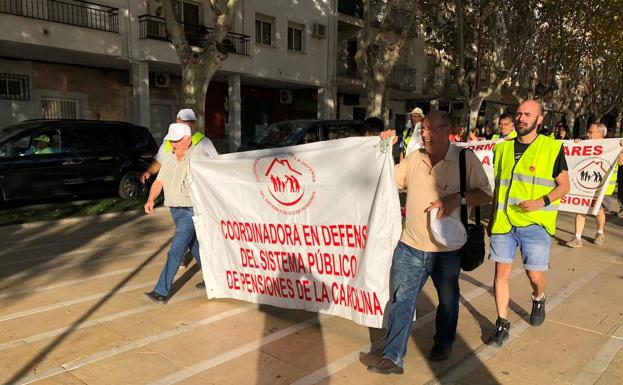 Último tramo por la provincia de la Marcha de los Pensionistas