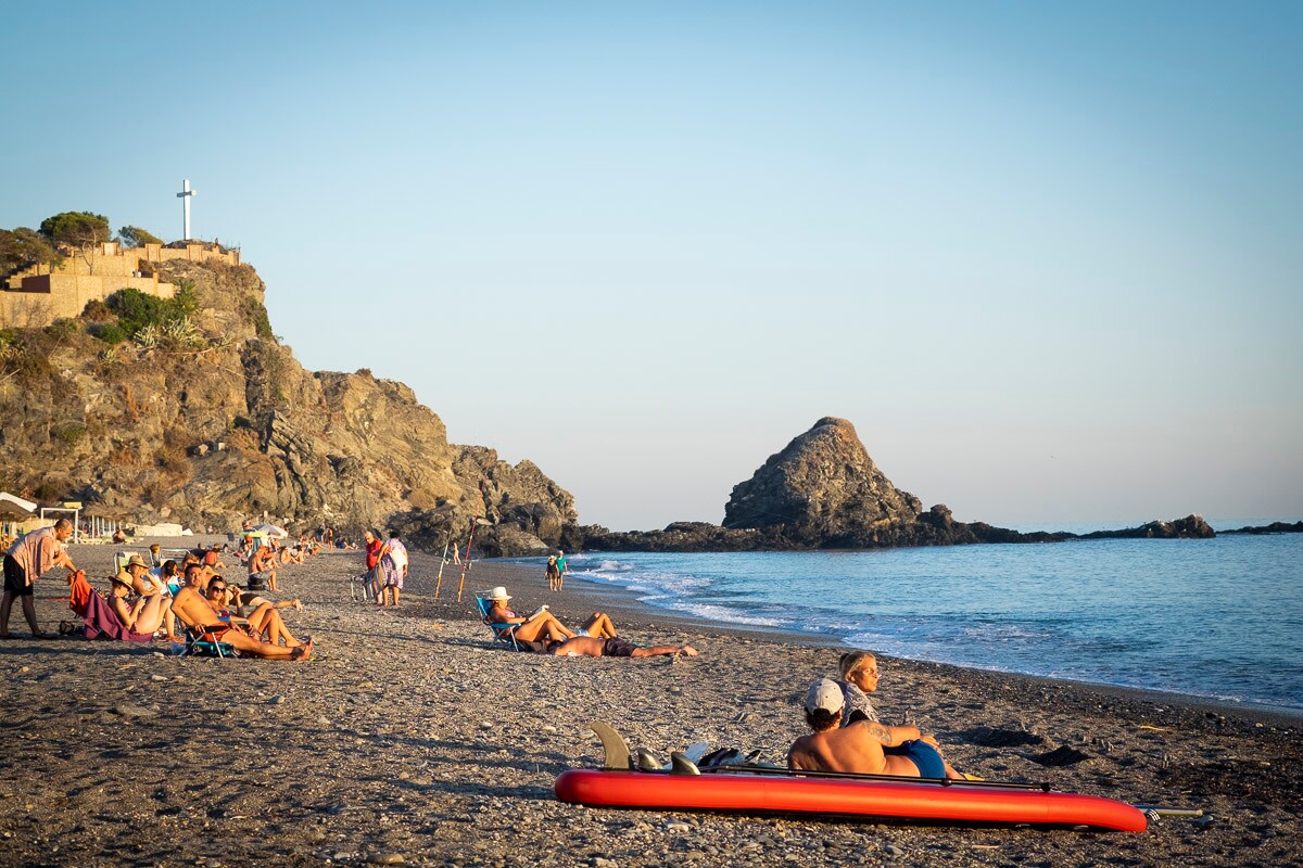 Fotos: De &#039;playeo&#039; en Granada en pleno mes de octubre