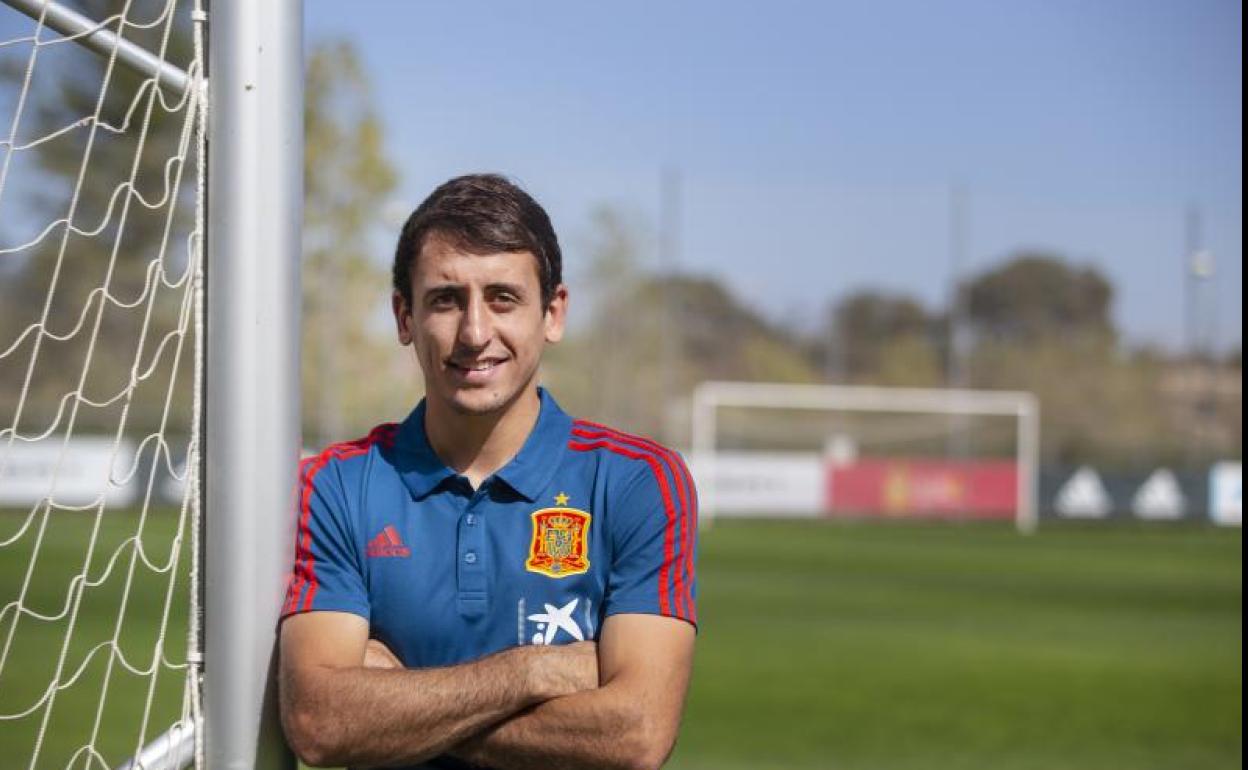 Mikel Oyarzabal, delantero de la selección española. 