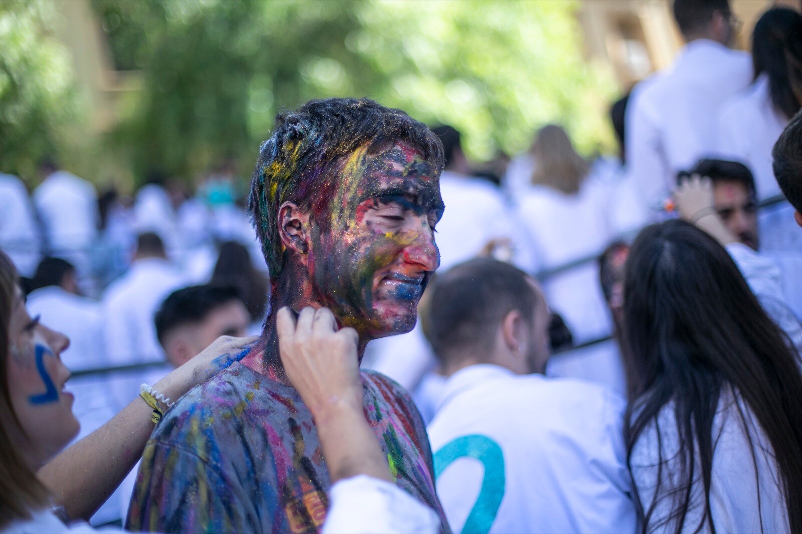 Los estudiantes de Medicina celebran de esta manera uno de sus días grandes