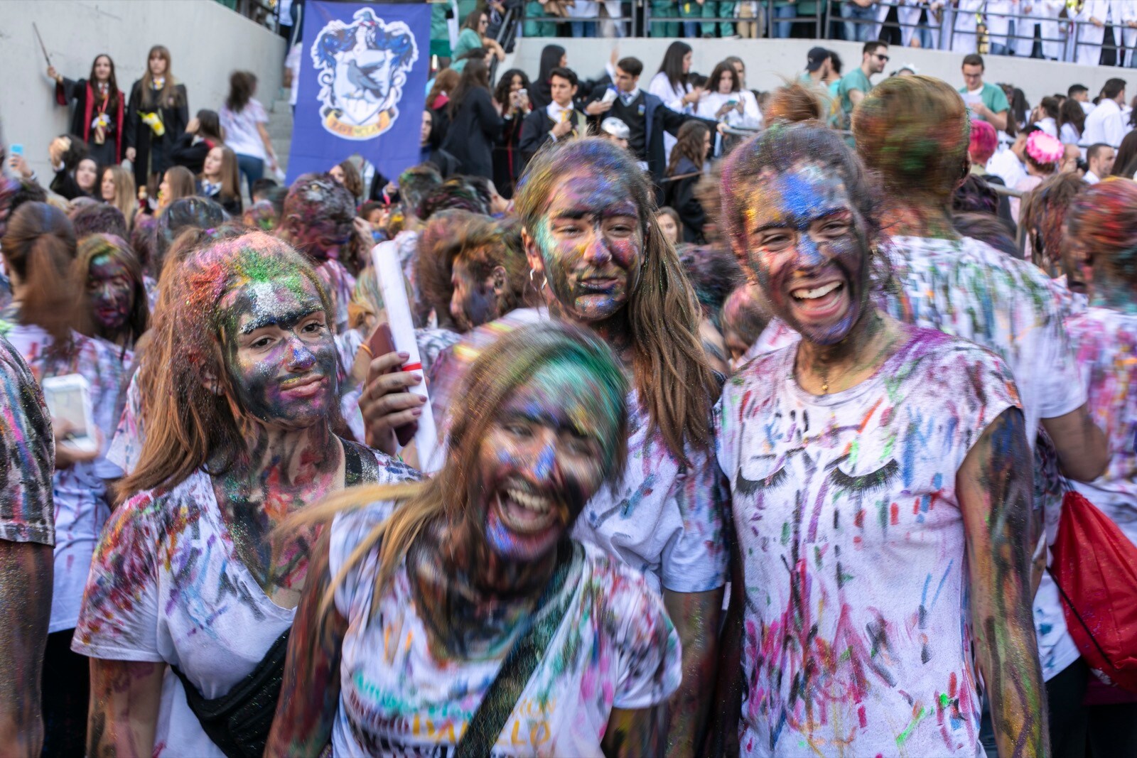 Los estudiantes de Medicina celebran de esta manera uno de sus días grandes