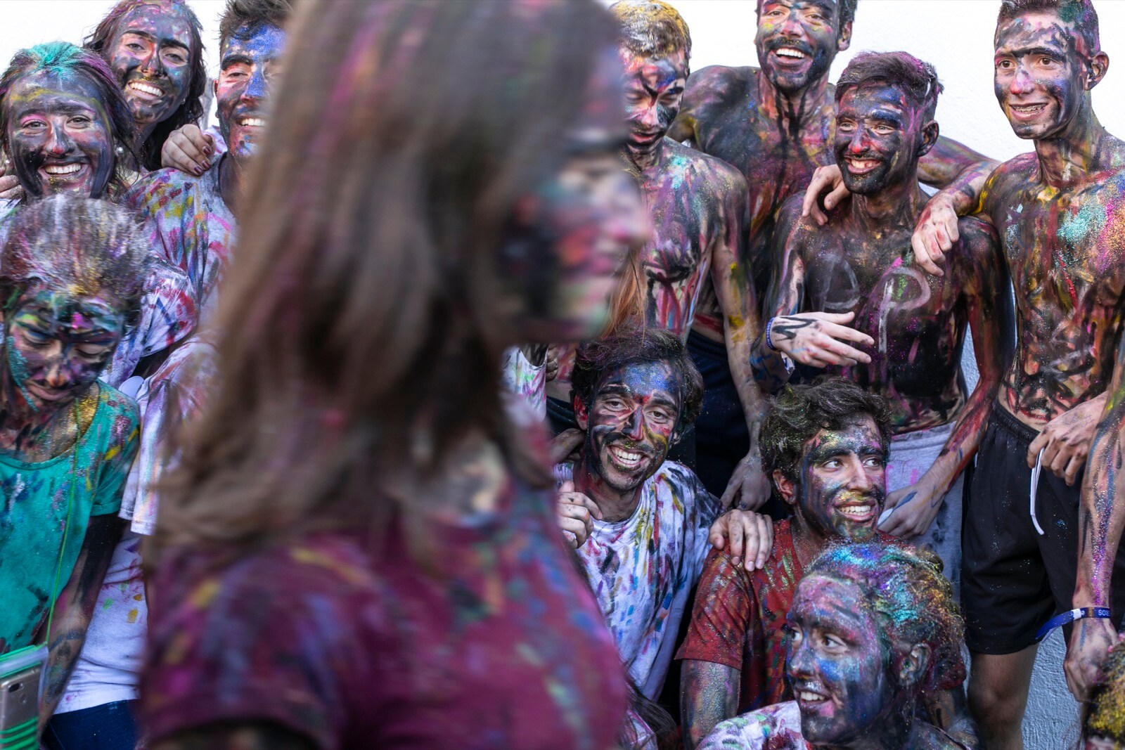 Los estudiantes de Medicina celebran de esta manera uno de sus días grandes