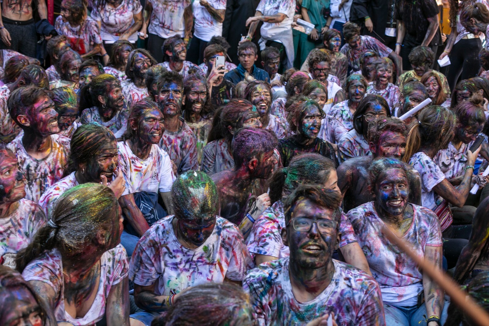 Los estudiantes de Medicina celebran de esta manera uno de sus días grandes