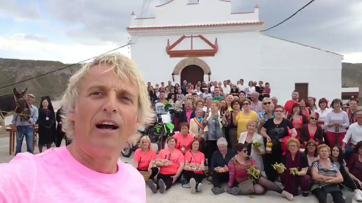 Mostamos el desarrollo y grabación del programa Volando Voy del aventurero en el Geoparque.