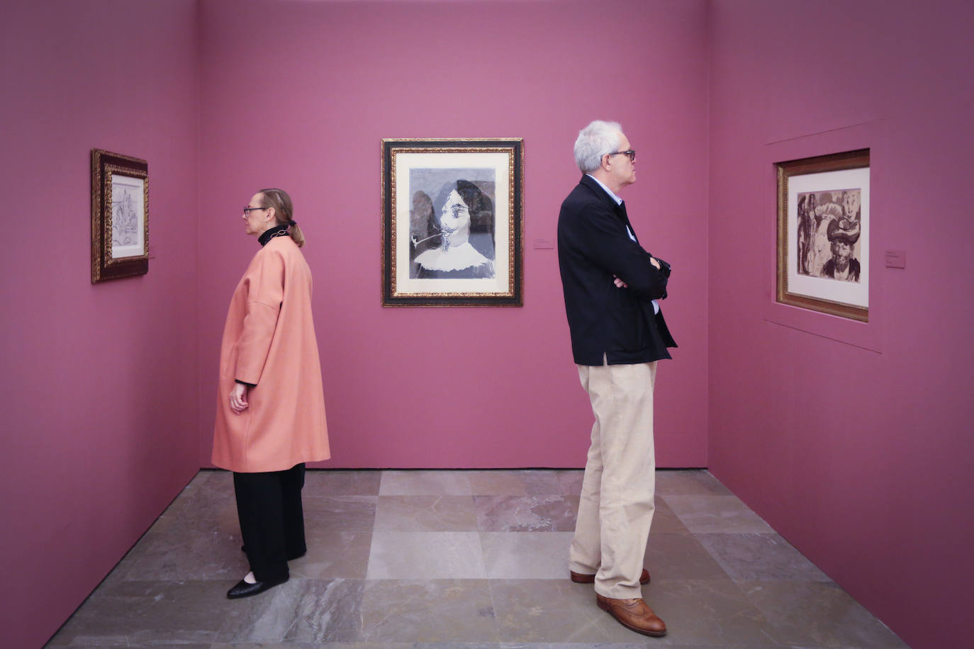 En 'Destacados' hay cuatro obras de Picasso de difentes técnicas y etapas.