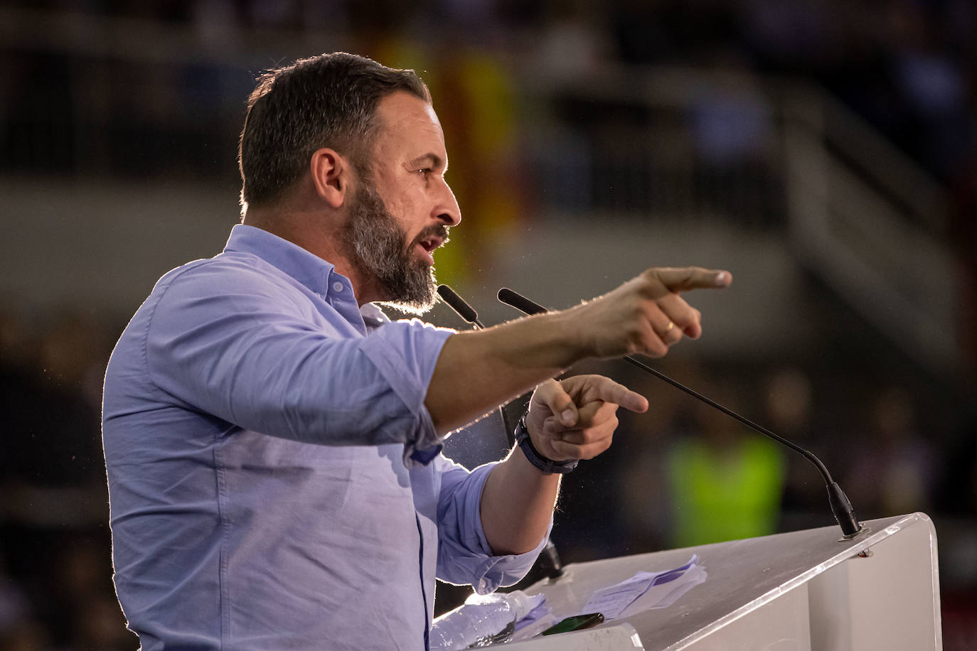 Abascal presenta a su partido como única alternativa para echar a Sánchez de la Moncloa