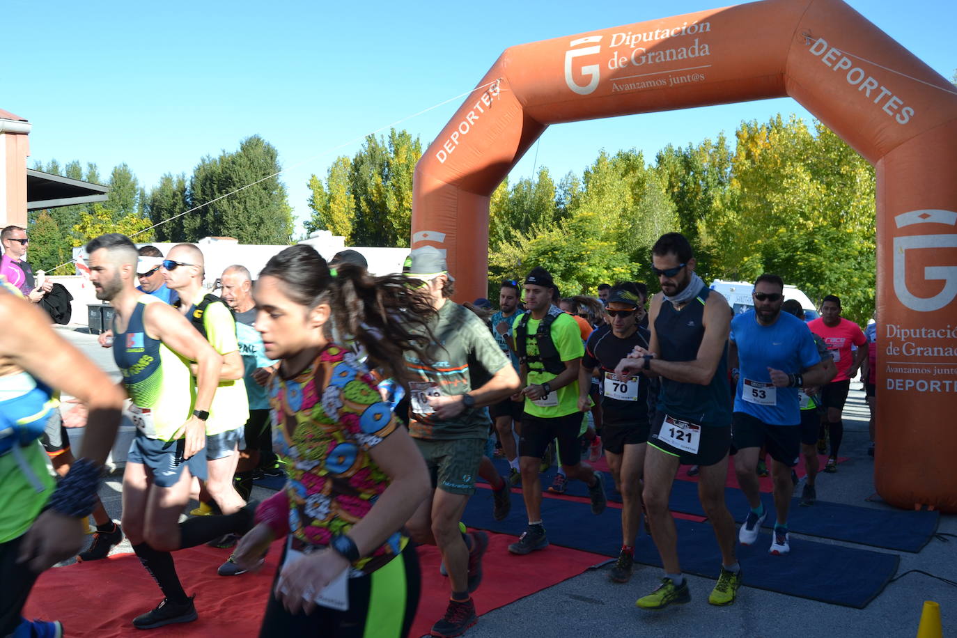 Cerca de 150 deportistas, entre participantes del trail, minitrail y senderistas, celebran en esta prueba que tuvo lugar en una agradable mañana de domingo 