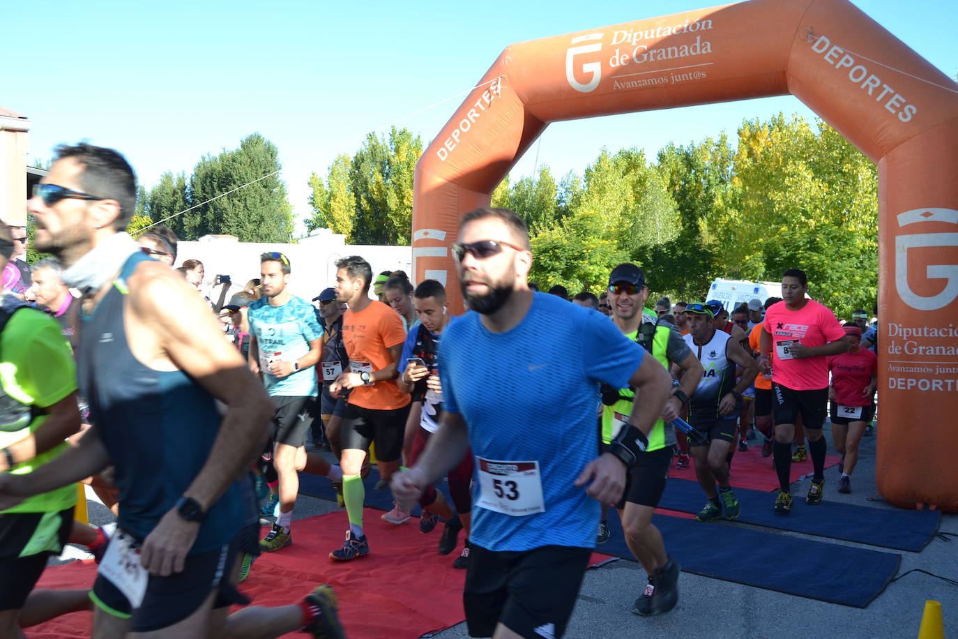 Cerca de 150 deportistas, entre participantes del trail, minitrail y senderistas, celebran en esta prueba que tuvo lugar en una agradable mañana de domingo 