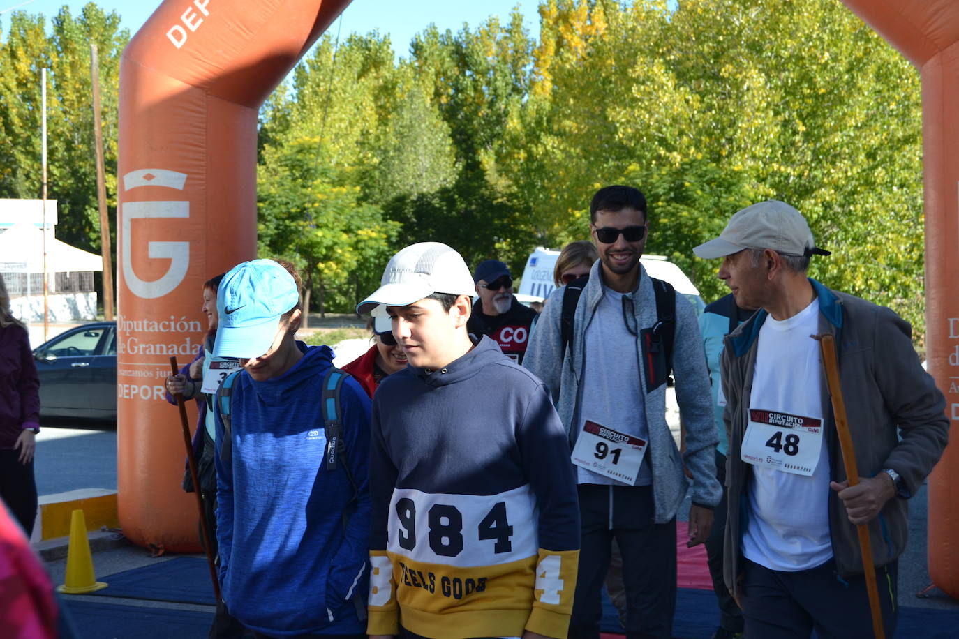 Cerca de 150 deportistas, entre participantes del trail, minitrail y senderistas, celebran en esta prueba que tuvo lugar en una agradable mañana de domingo 