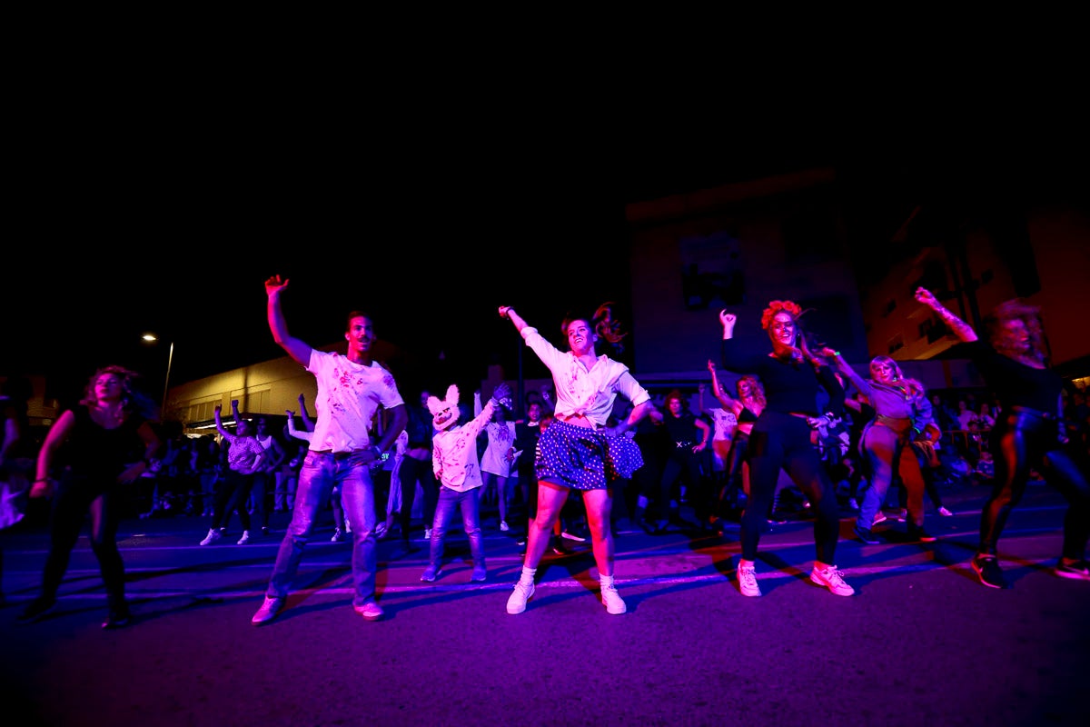 Hasta un flashmob hubo en Motril por Halloween