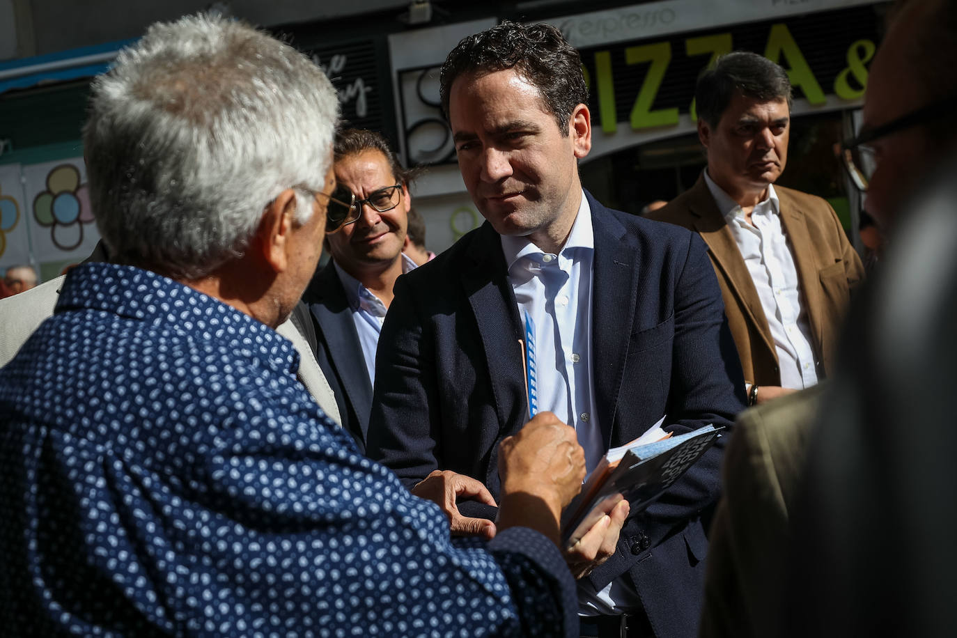 Teodoro García Egea ha visitado la capital acompañdo de los líderes del partido a nivel provincial 