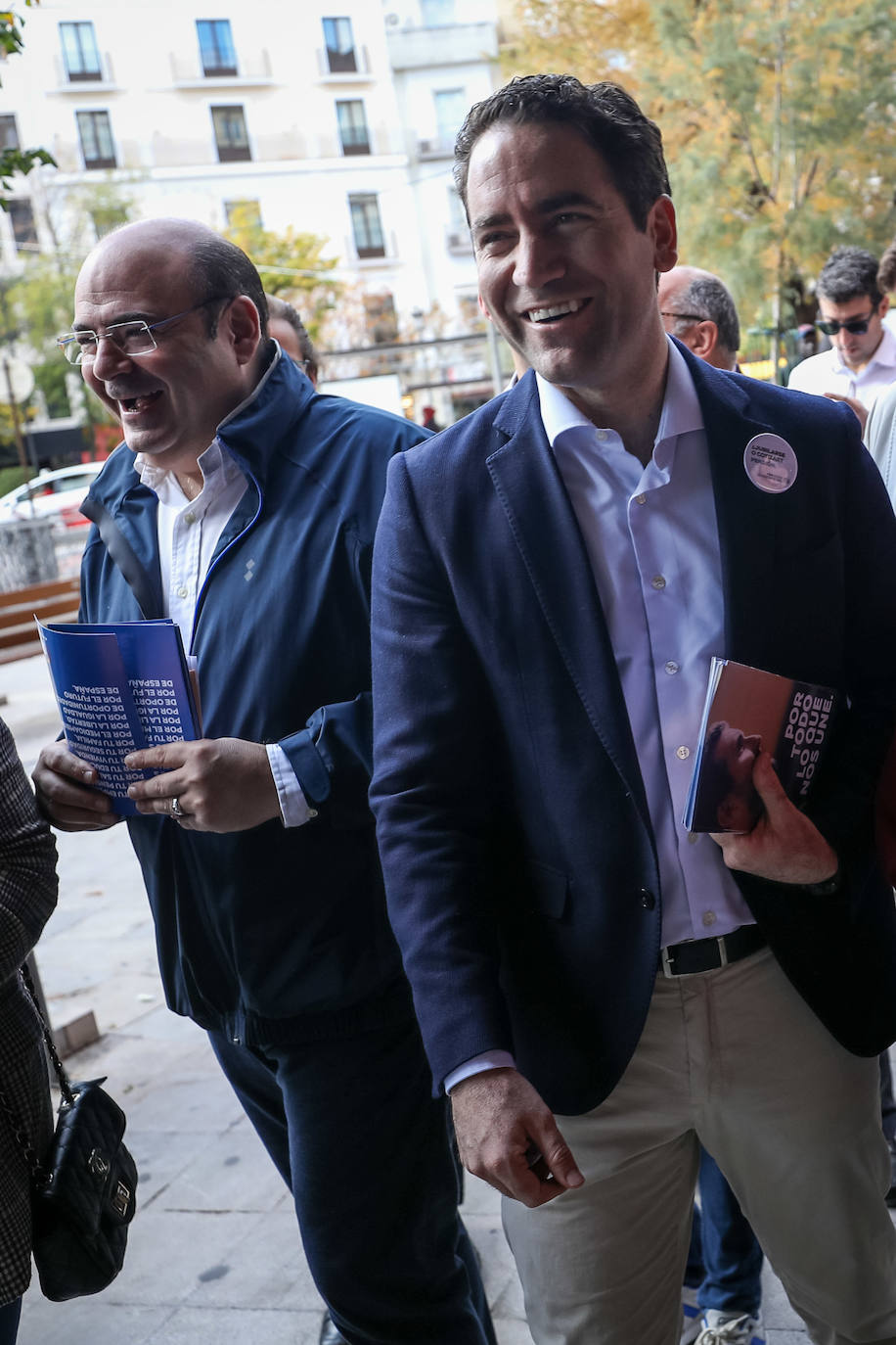 Teodoro García Egea ha visitado la capital acompañdo de los líderes del partido a nivel provincial 