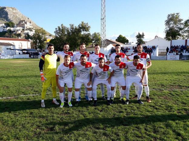 Con este once se presentó el Martos ayer en su importante victoria ante el Berja almeriense.