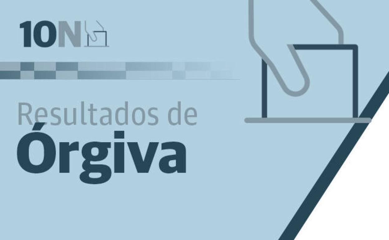 Resultados y escrutinio en Órgiva: ganador de las elecciones generales 10-N