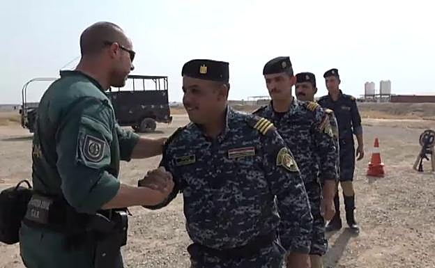 Vídeo de la Guardia Civil | Así es el duro entrenamiento a la policía de Irak