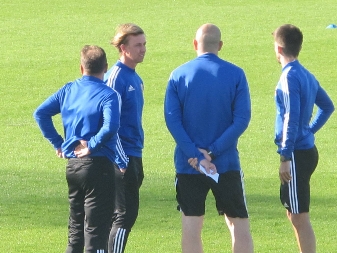 El madrileño se hizo cargo de la primera plantilla y su estreno fue ante una gran expectación