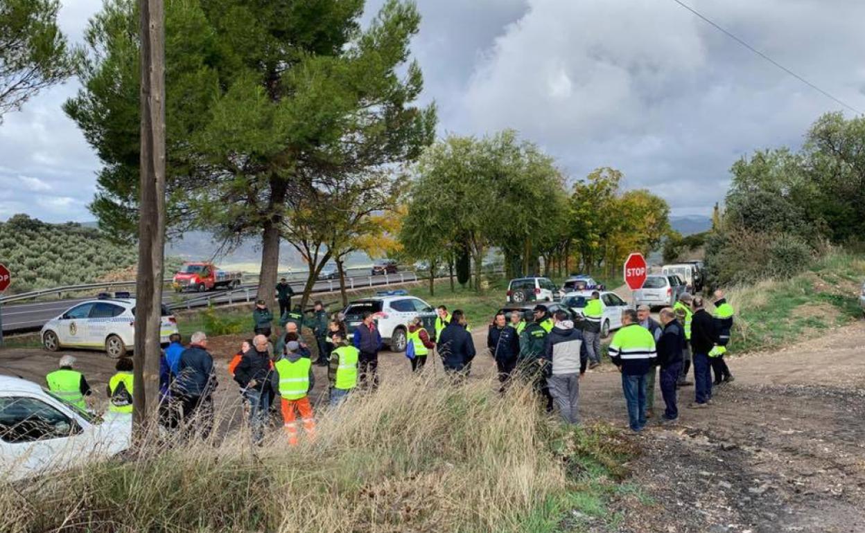 Búsqueda del hombre desaparecido. 