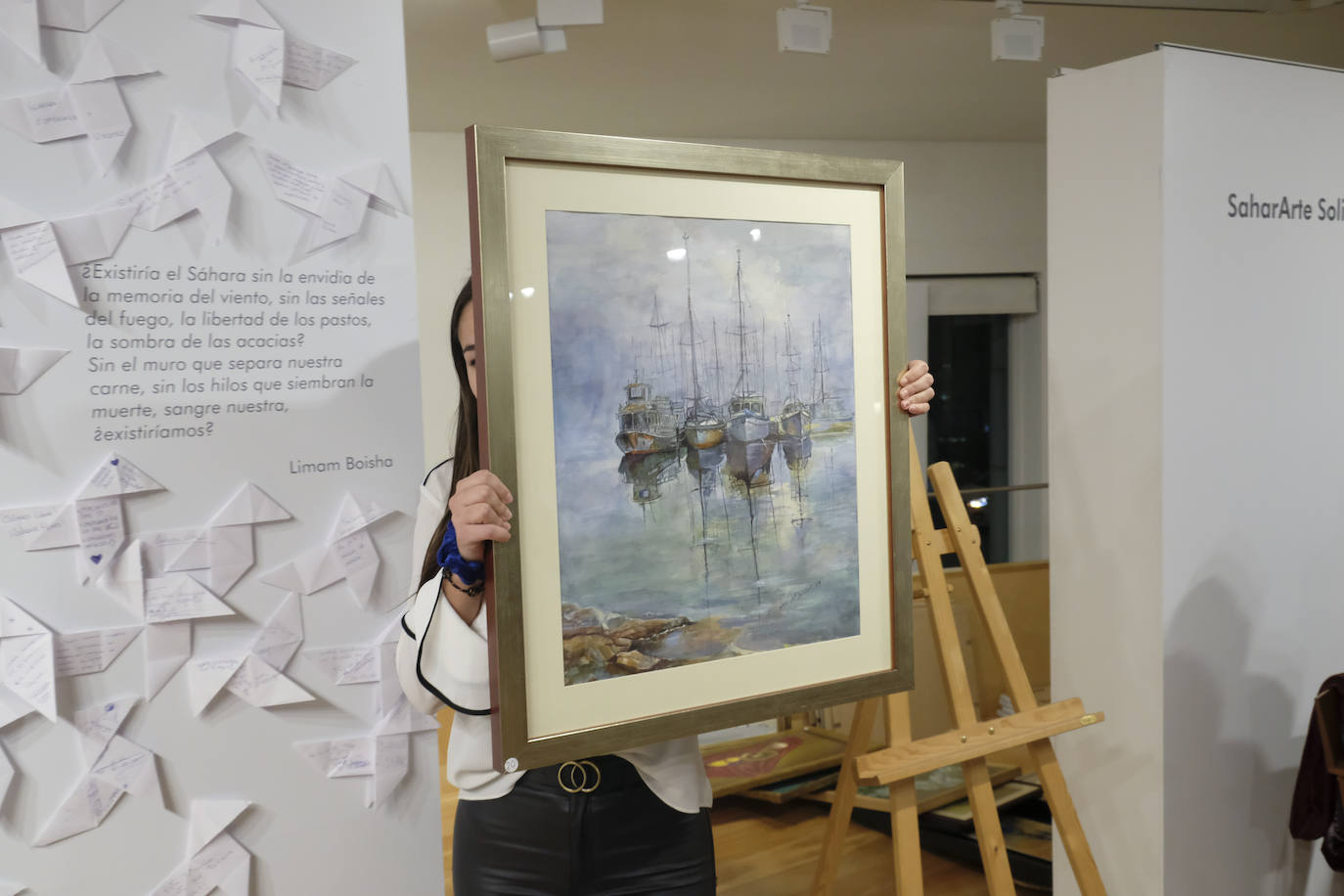 Fotos: Así fue la subasta solidaria para la Asociación de Amigos del Pueblo Saharaui