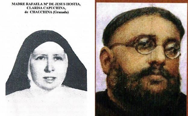 Madre Rafaela y fray José de Chauhina