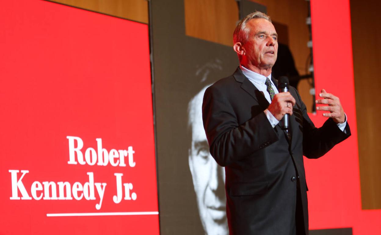 Robert F. Kennedy Jr., durante su intervención en la Cámara de Comercio. 