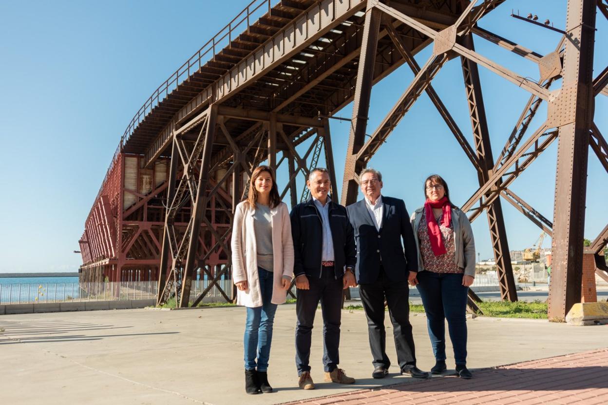 Fátima Herrera, Indalecio Gutiérrez, Fernando Martínez y Lidia Compadre.