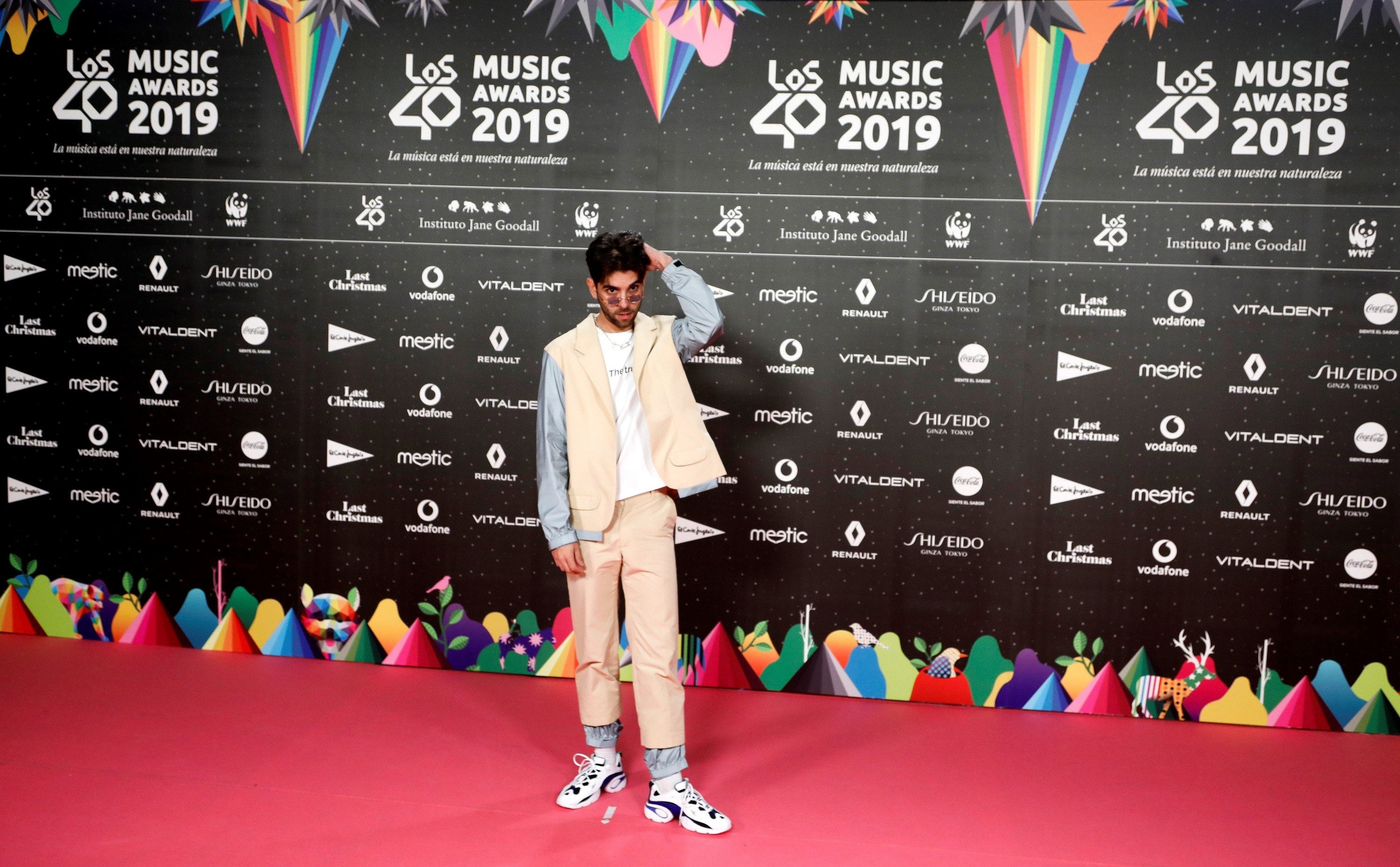 Rosalía, a su llegada. 