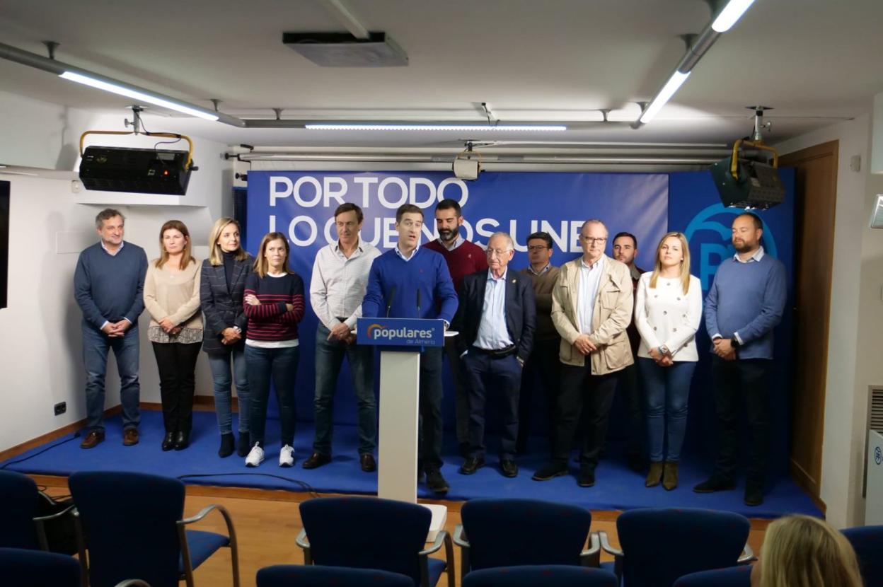 Comparecencia del PP de Almería tras conocer los resultados.