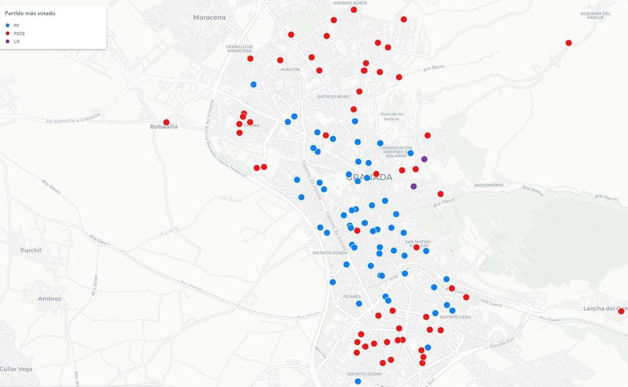 Elecciones Generales en Granada | Todos los datos de la capital, colegio por colegio