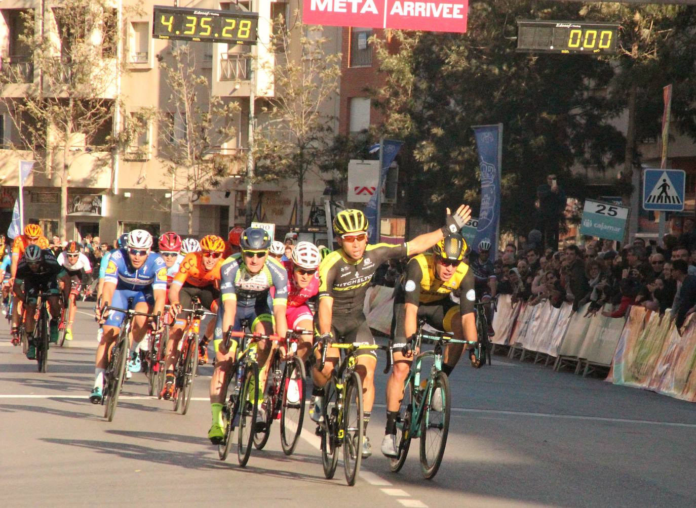 Caleb Ewan, ganador en Roquetas. 