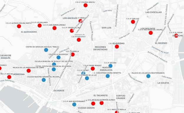 Elecciones 10-N Almería | El PSOE extiende su victoria por la capital salvo en los barrios agrícolas o del centro