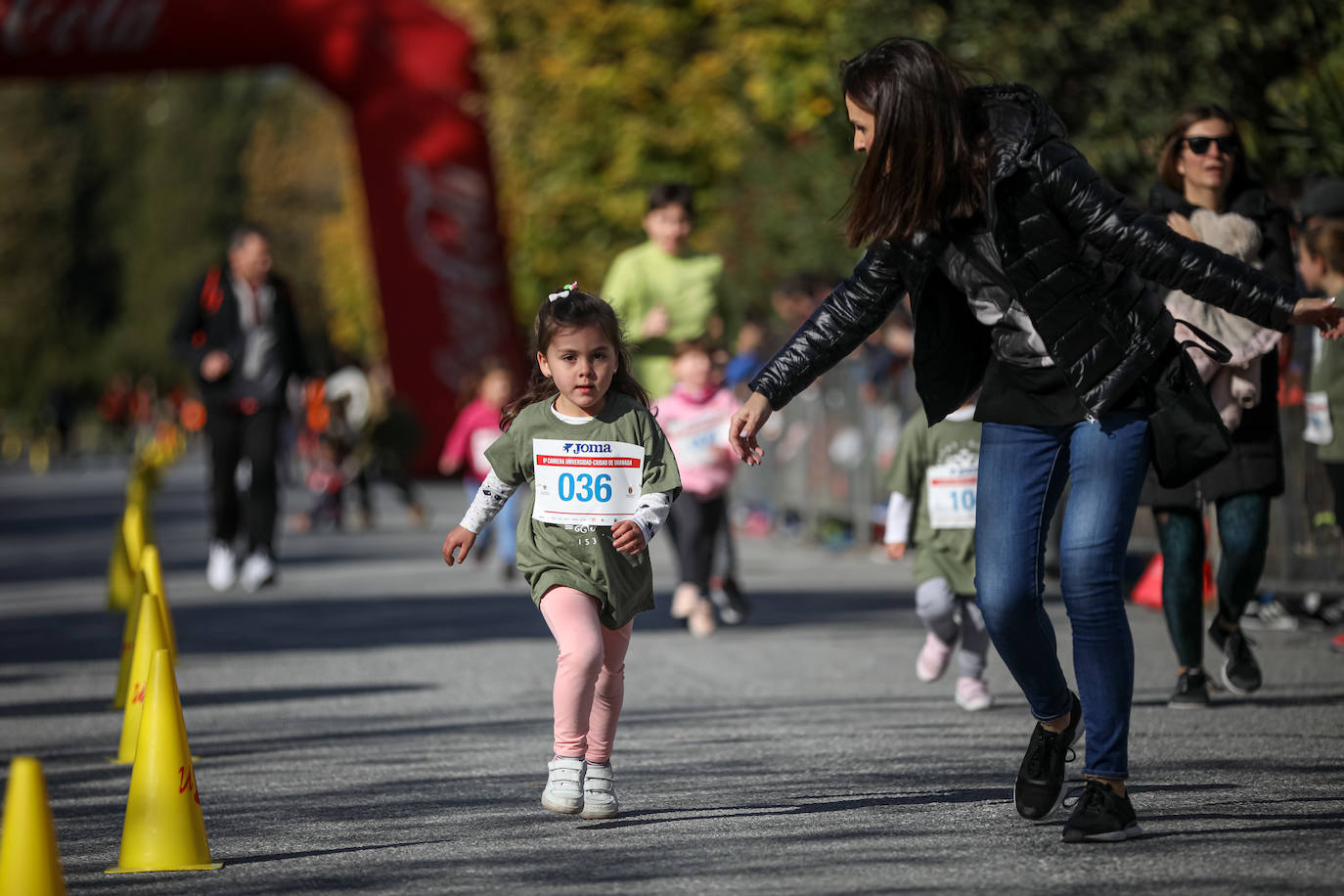 240 niños y niñas participan en la primera jornada de la sexta edición de la Carrera Universidad Ciudad de Granada