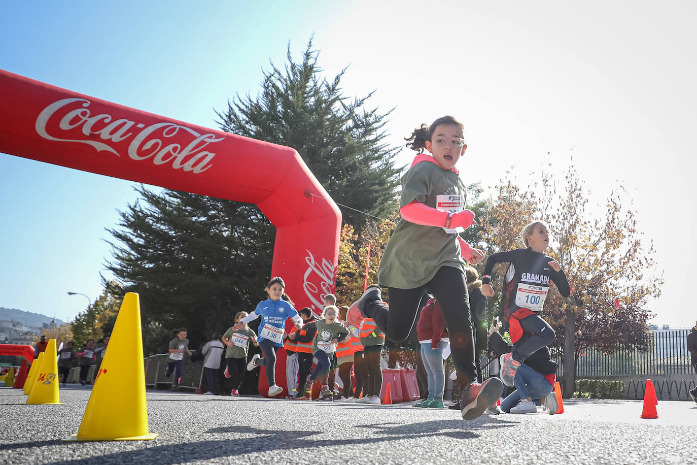 240 niños y niñas participan en la primera jornada de la sexta edición de la Carrera Universidad Ciudad de Granada