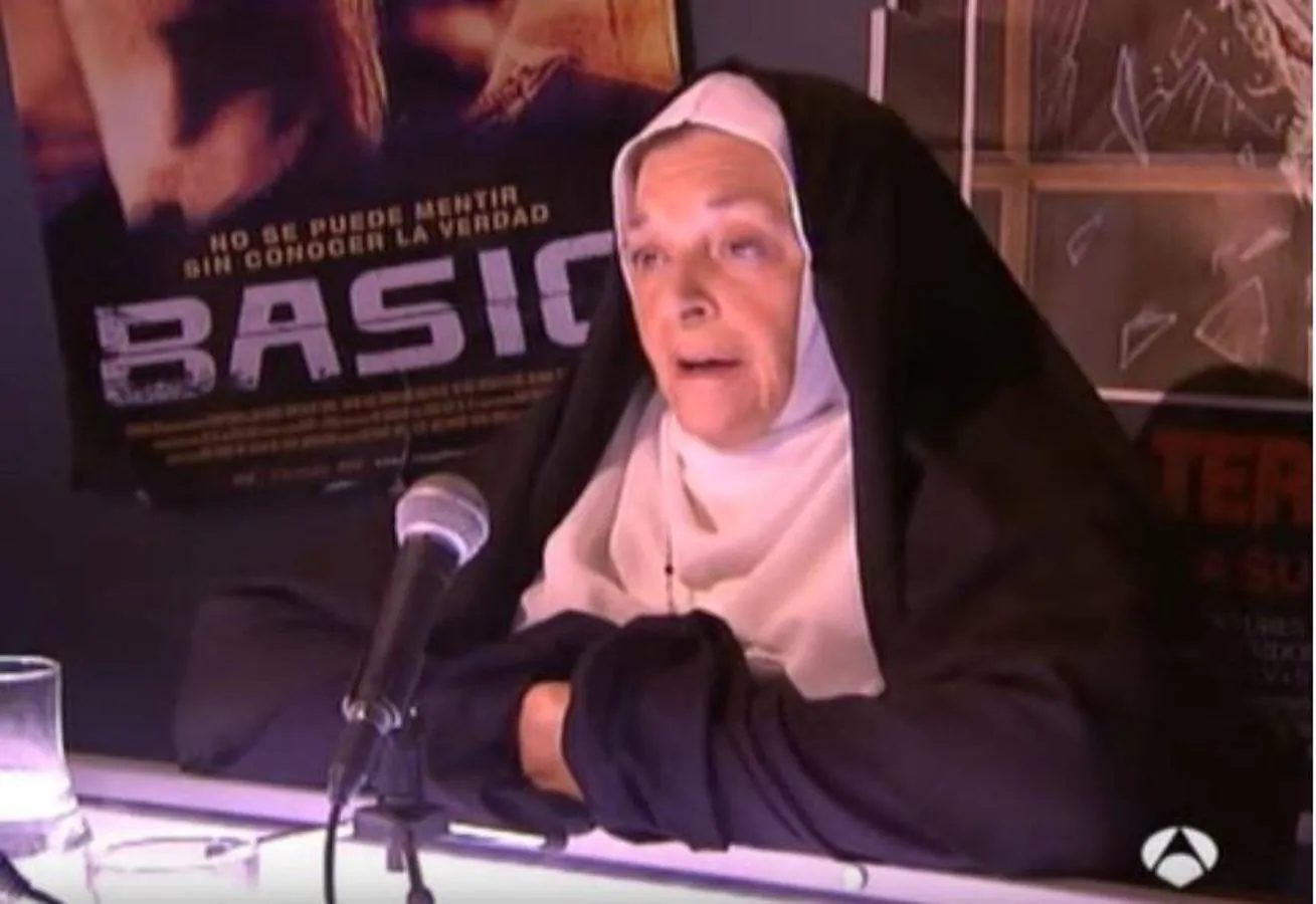 Marisa Porcel (74 años) era Sor Esperanza en 'Aquí no hay quien viva'.