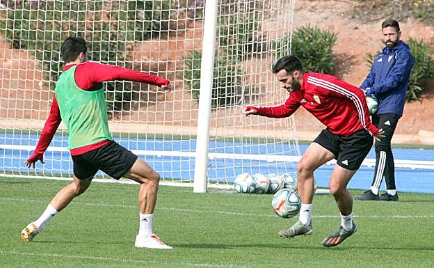 José Carlos Lazo marcó un doblete ante el Extremadura. 