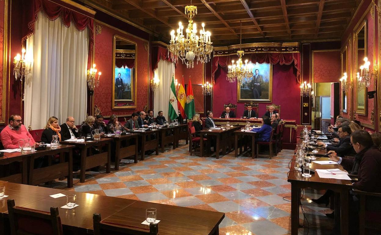 El pleno extraordinario se celebró a las 14 horas. 