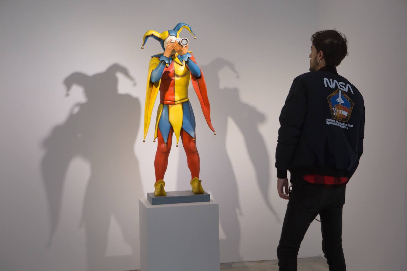 El joker, un icono de la obra de Chema Cobo. 