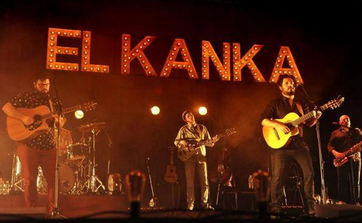 Juan Gómez 'El Kanka', anoche en el Palacio de Congresos granadino. 