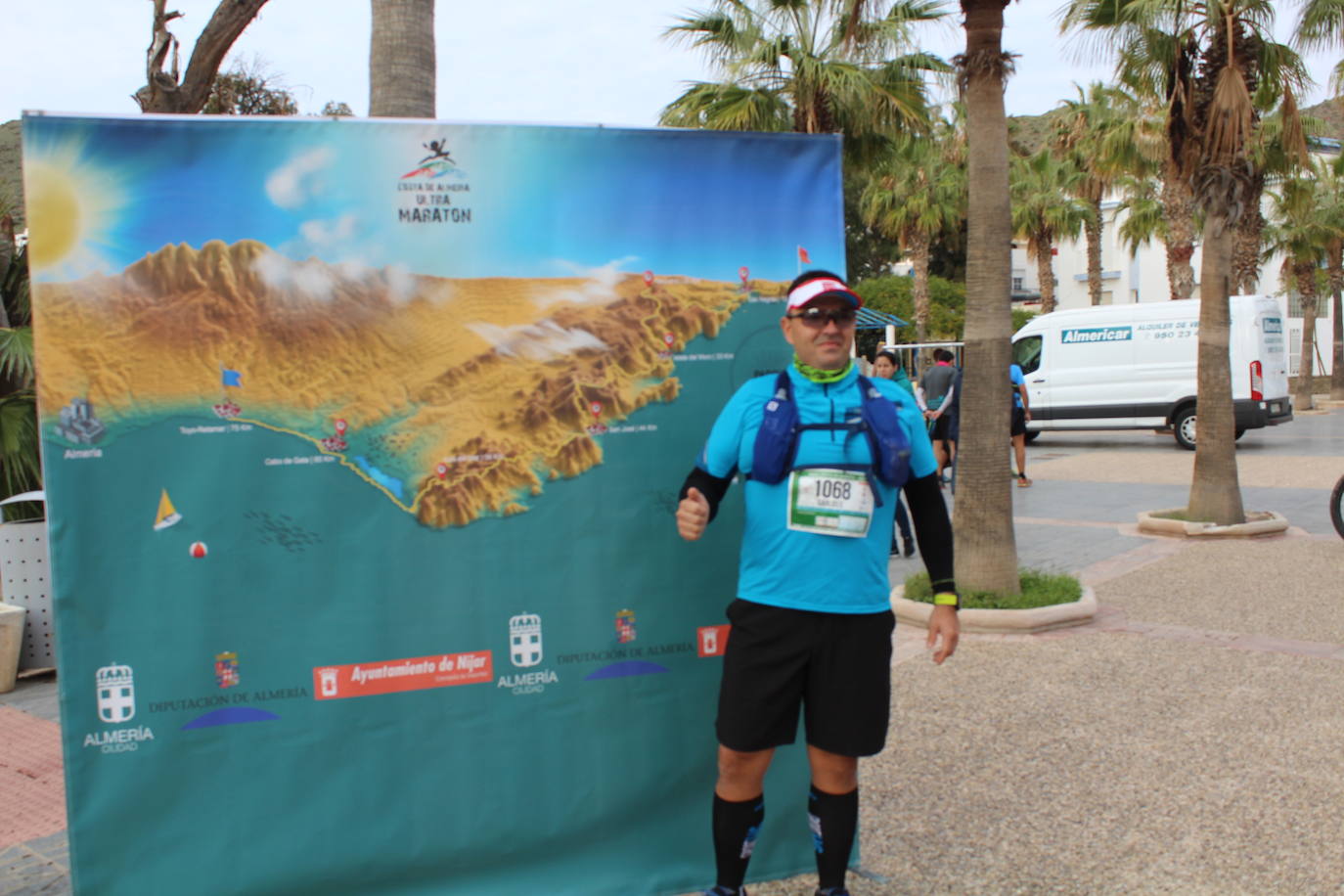 Medio millar de atletas han participado en la quinta edición de la Ultra Maratón Costa de Almería