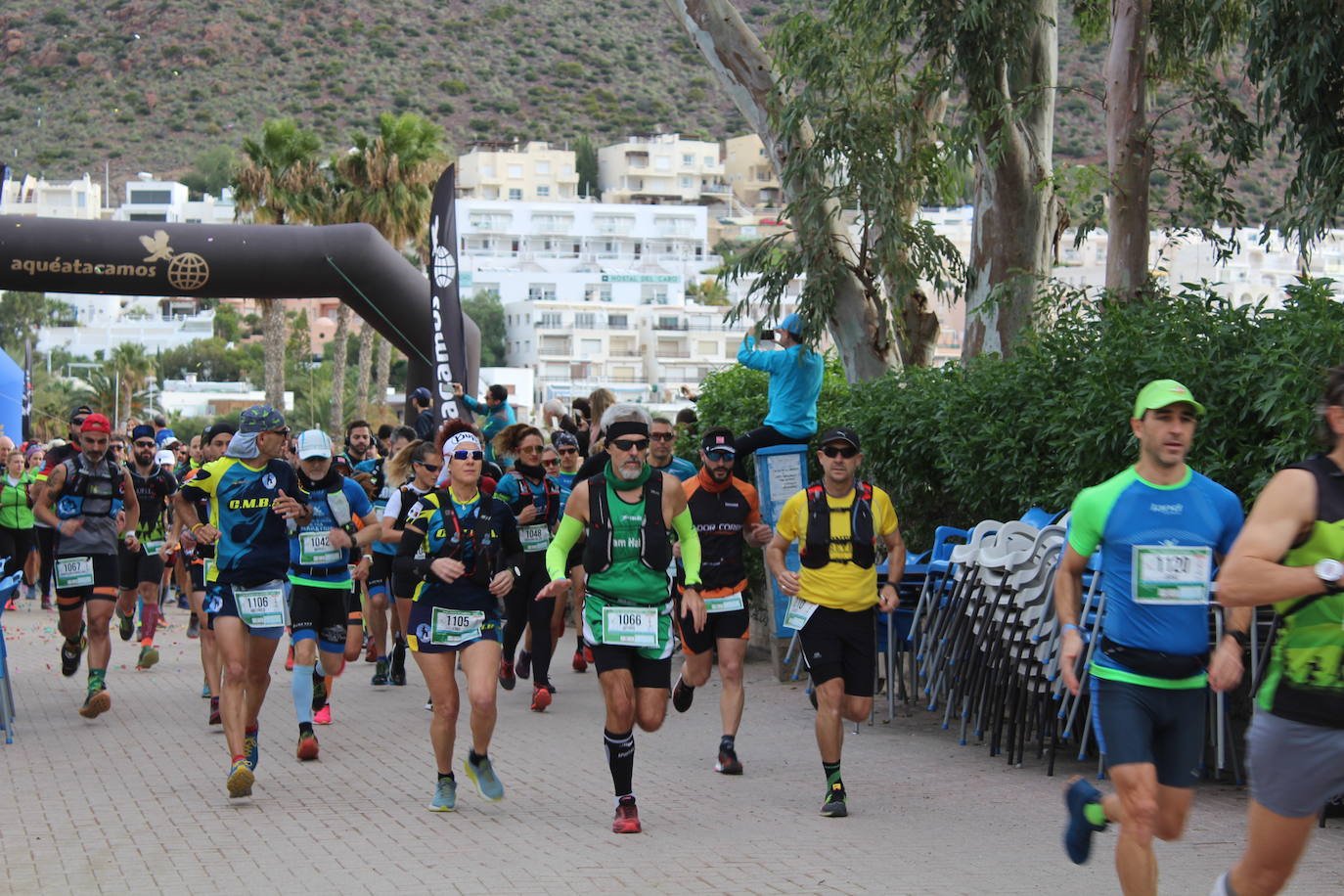 Medio millar de atletas han participado en la quinta edición de la Ultra Maratón Costa de Almería