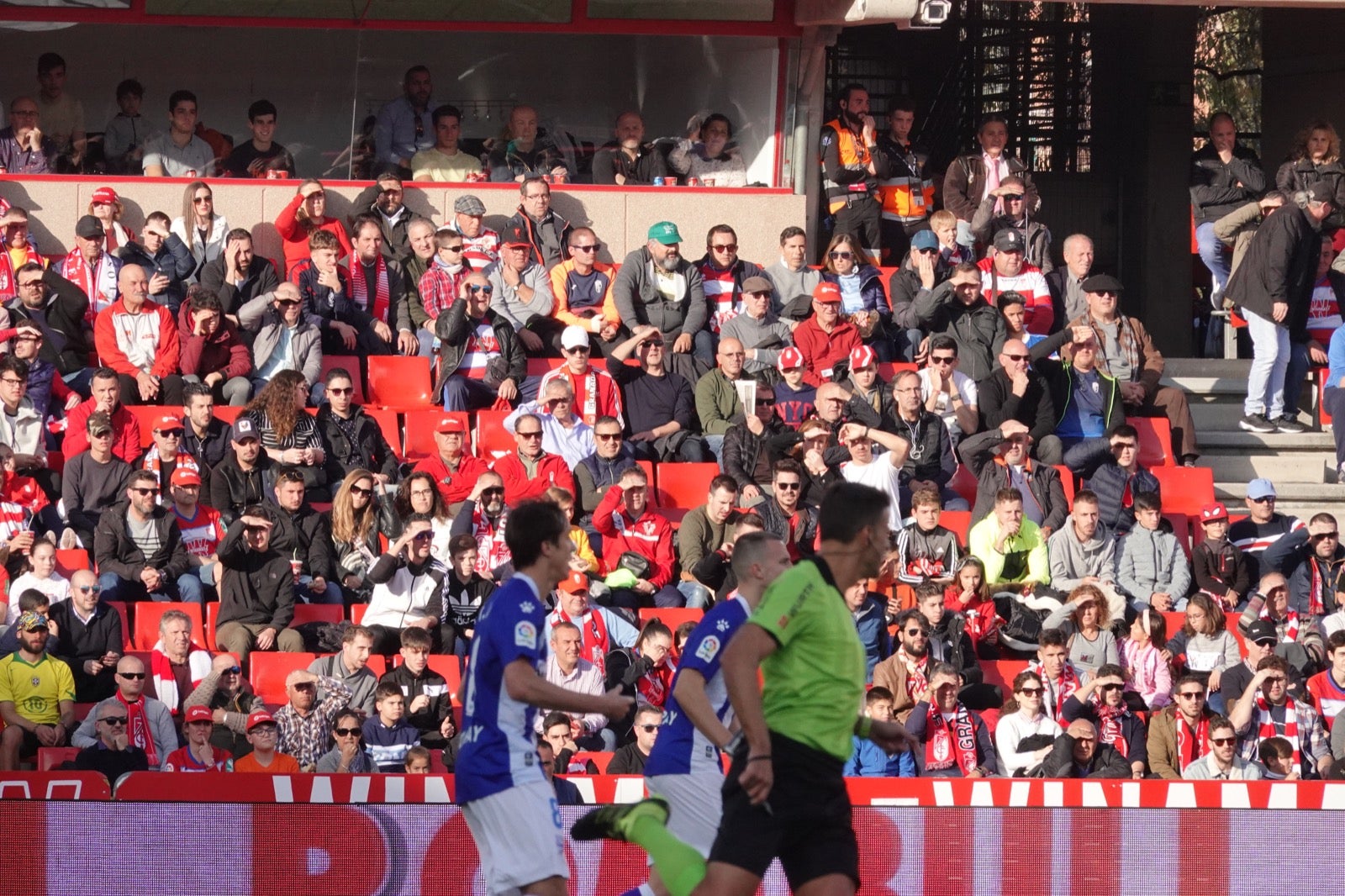 Echamos un vistazo a la grada para recopilar las mejores fotos de la afición. 