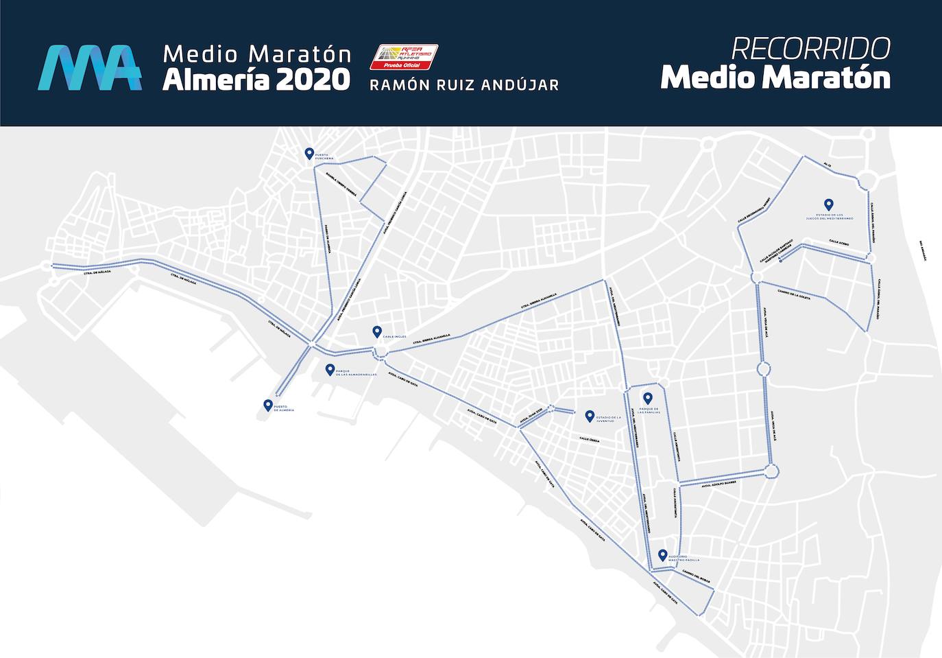 La prueba recorrerá buena parte de la capital almeriense.