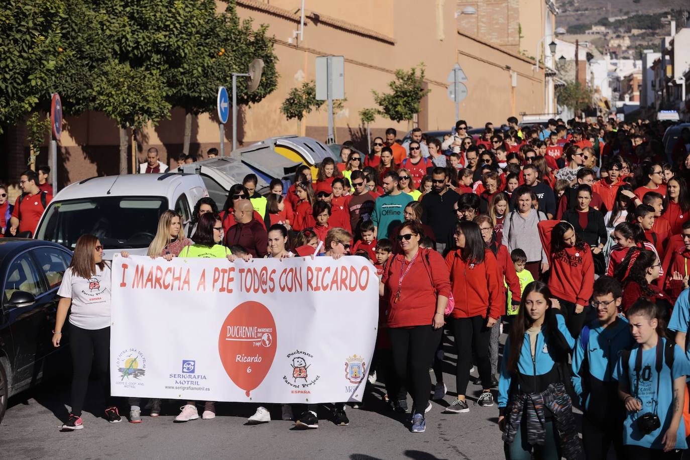 El niño de siete años motrileño que padece la enfermedad de Duchenne, una dolencia que causa distrofia muscular y que es degenerativa 