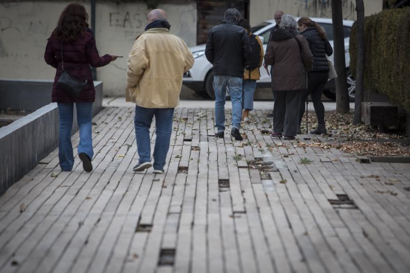 Así de deteriorado se encuentra el parque a espaldas del Cuarto Real de Santo Domingo